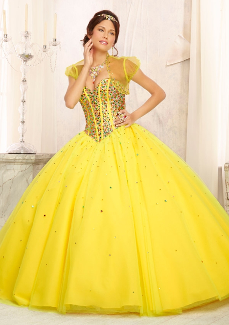 Mori Lee 88093 yellow